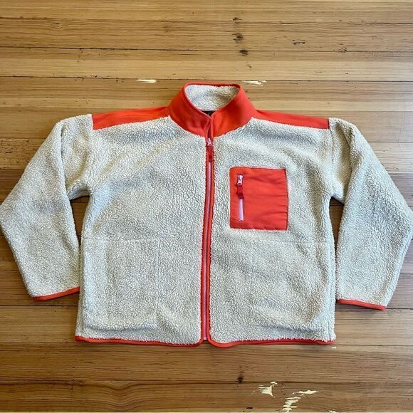 J. Crew superplush Sherpa full zip jacket. Size M. - Picture 4 of 16